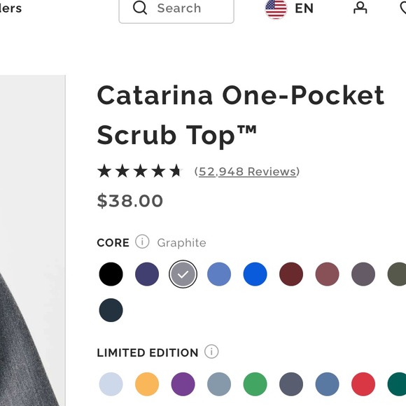 NWOT Figs SET Charcoal Technical- Zamora Joggers & Catrina Scrub Top - Picture 11 of 12